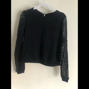 Maje Black Sweater Top sz 2